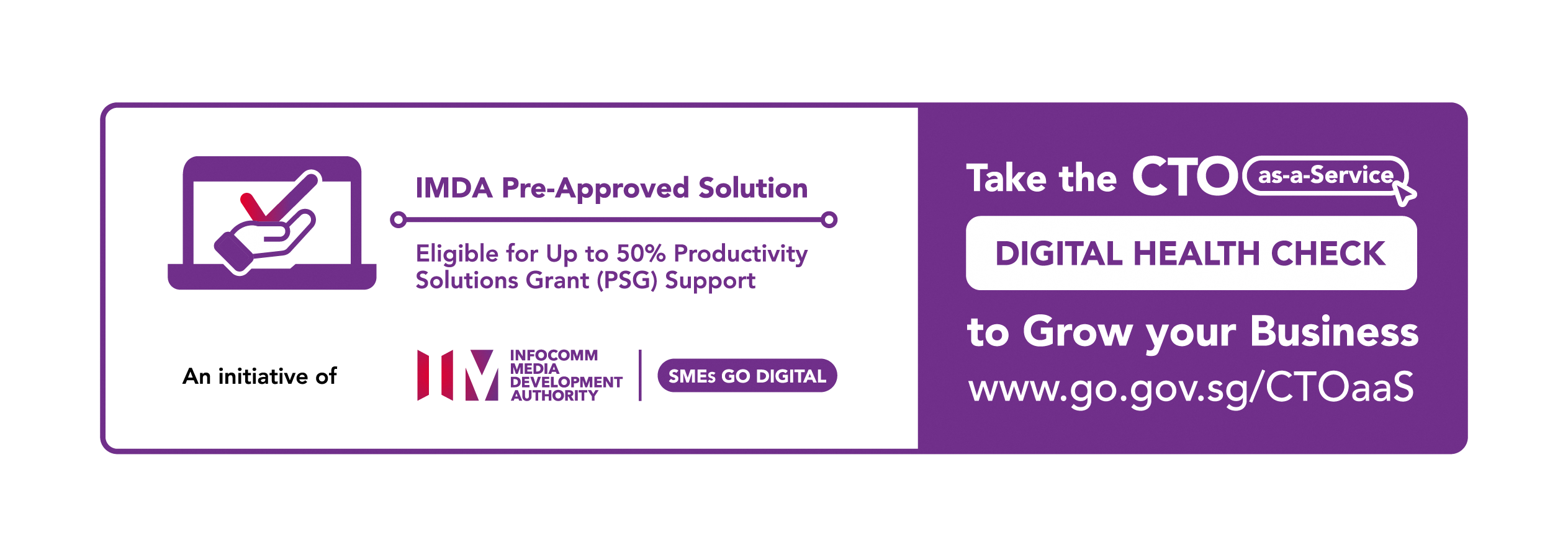 CTOaaS Digital Health Check webpage